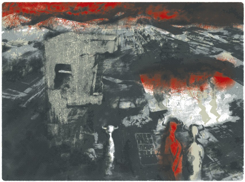  絲網(wǎng)印刷版畫