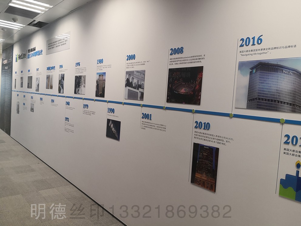 公司形象墻面文字印刷3